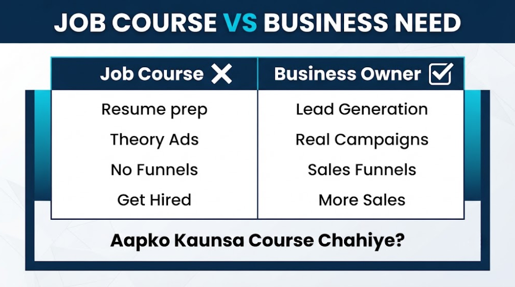 Job-Focused Course vs. What a Business Owner Actually Needs